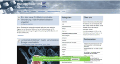 Desktop Screenshot of europressmed.de